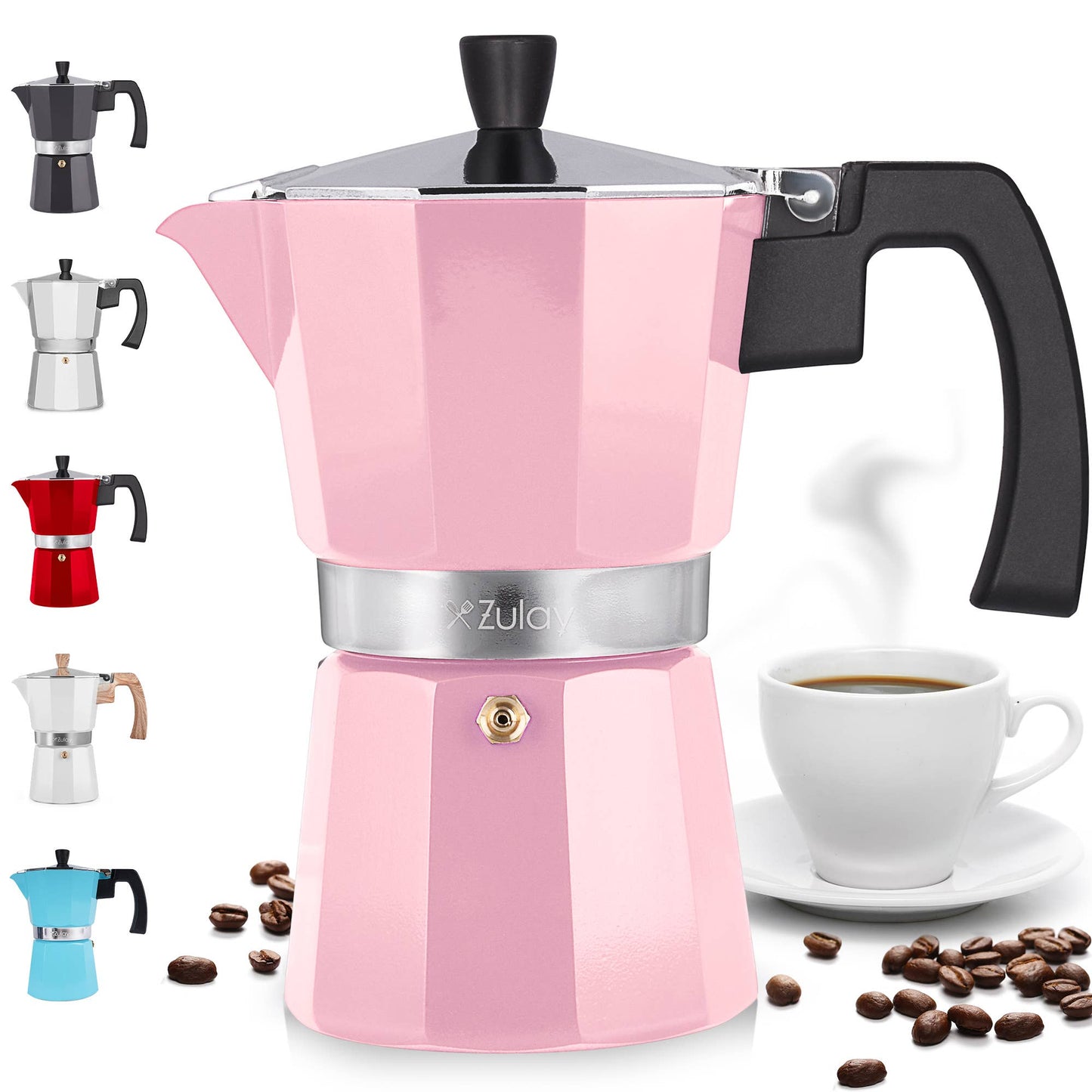 Stovetop Espresso Moka Pot - Italian Coffee Maker