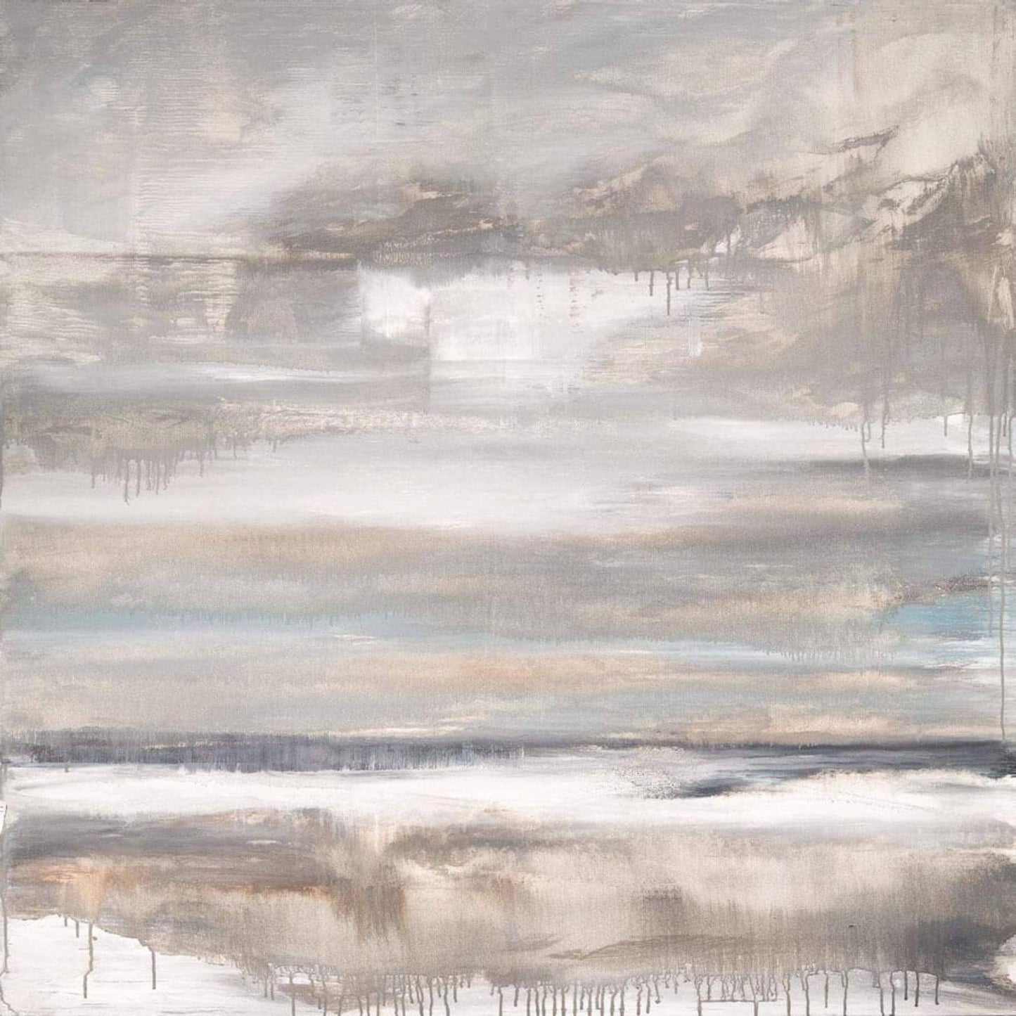 Abstract Sea Scape Canvas
