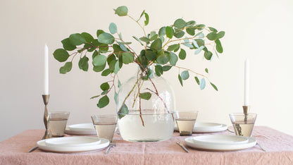 HEBRON HANDBLOWN HAMMERED GLASS VASES