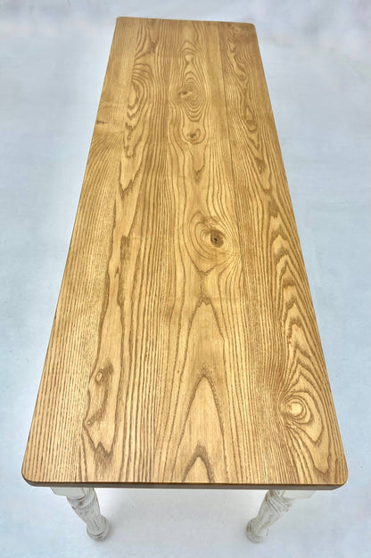 Bench, french, modern farmhouse, solid wood, accent, kitchen