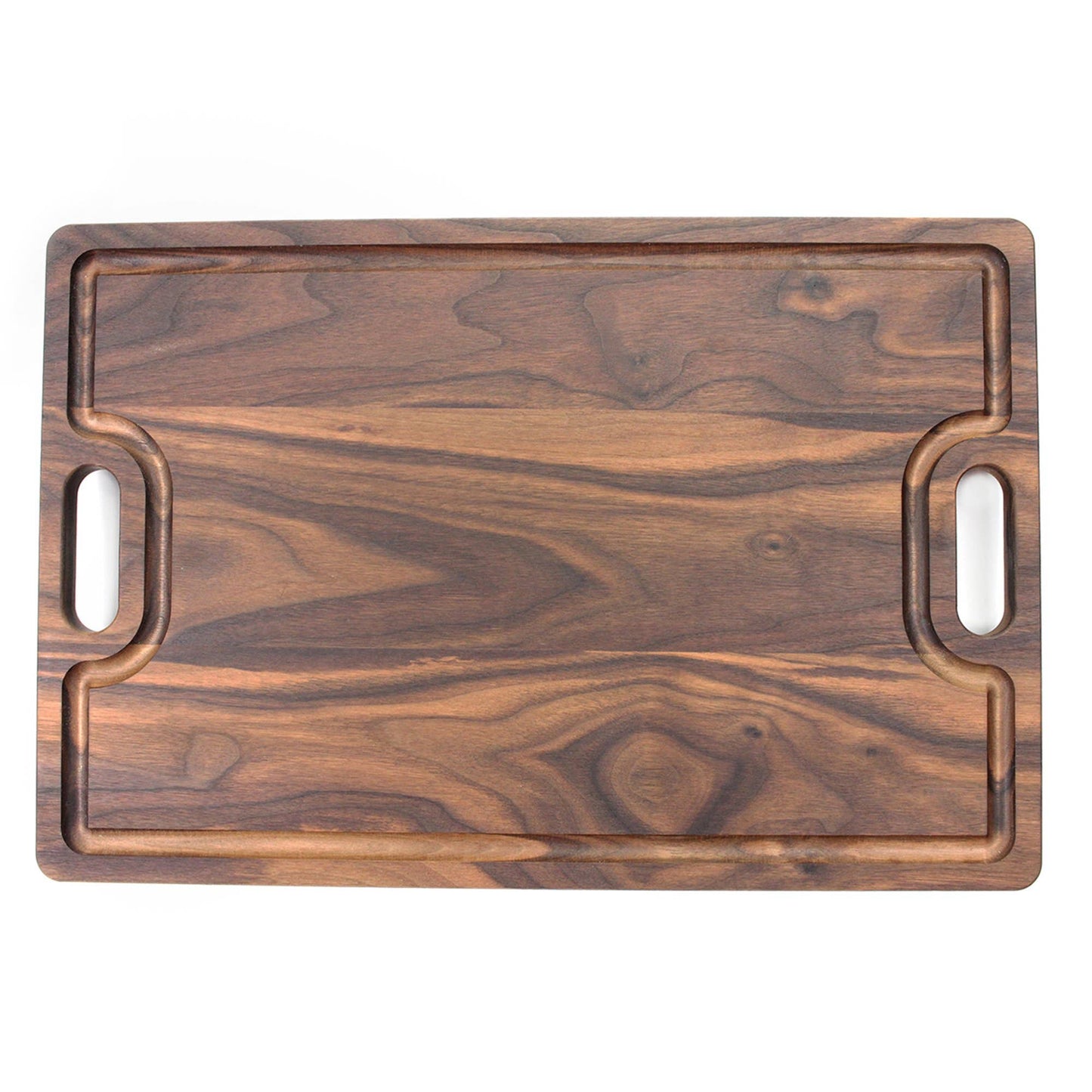 Cutting Board with Groove and Handles