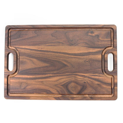 Cutting Board with Groove and Handles
