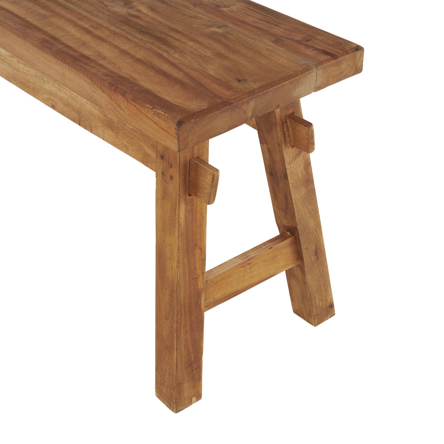 Rustic Brown Reclaimed Wood Bench