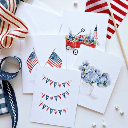 Americana assorted notecard set