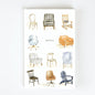Notebook with Original Watercolor Artwork