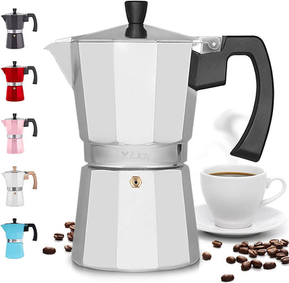 Stovetop Espresso Moka Pot - Italian Coffee Maker
