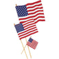 Small Cloth American Flags, 1/Pkg