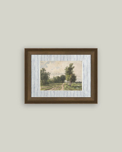 Provence Landscape Framed