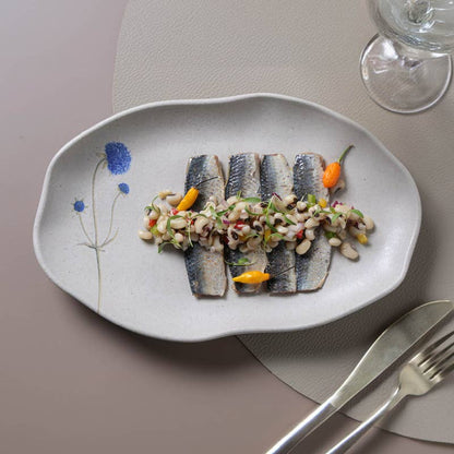 Shallow Oval Platter