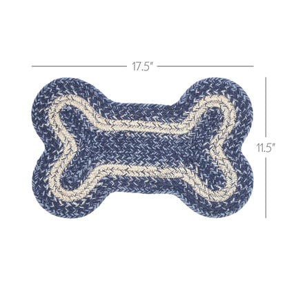 Bone Rug Small - blue