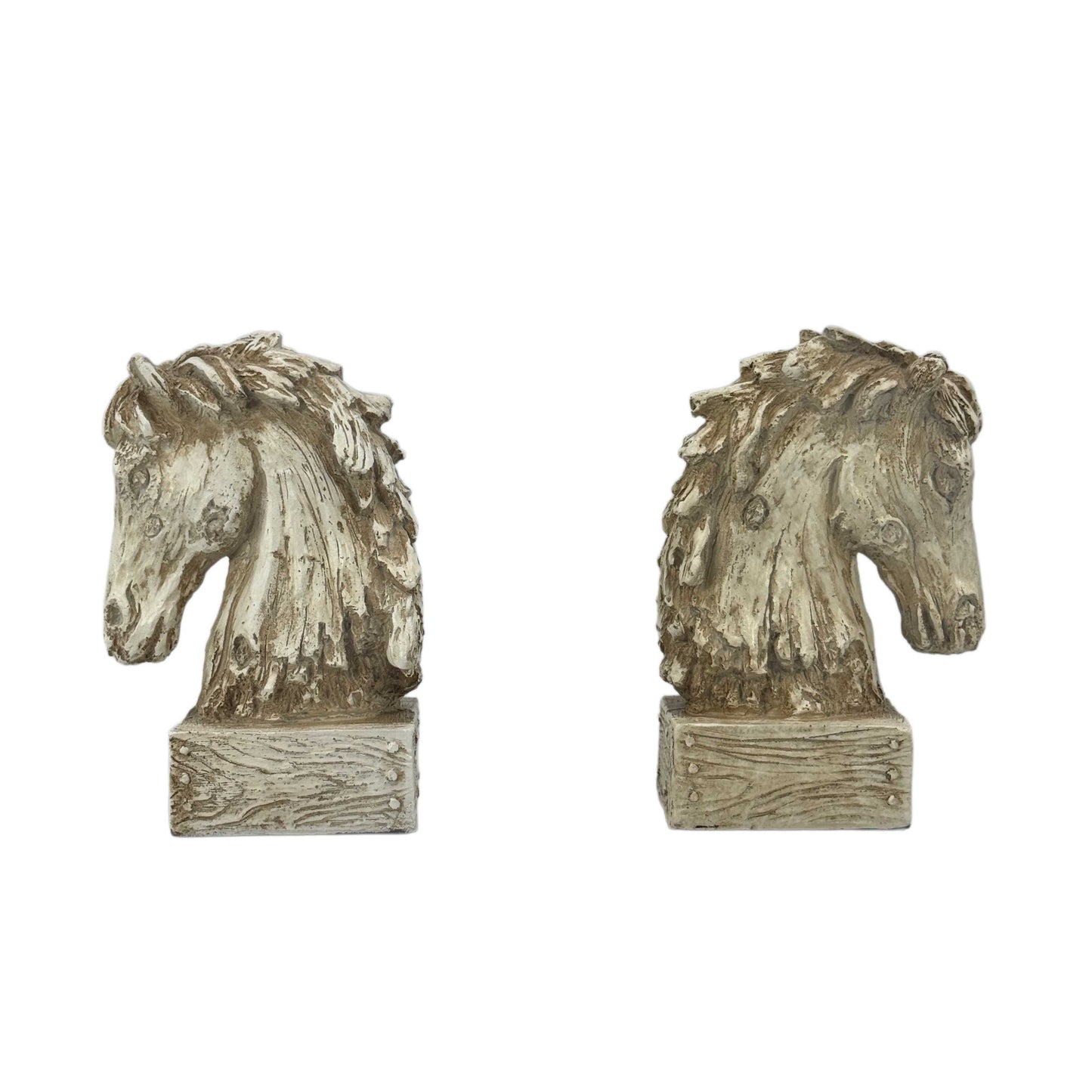 Horsehead Carving Bookends