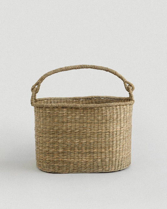 Basket- " Santa Oval Seagrass"