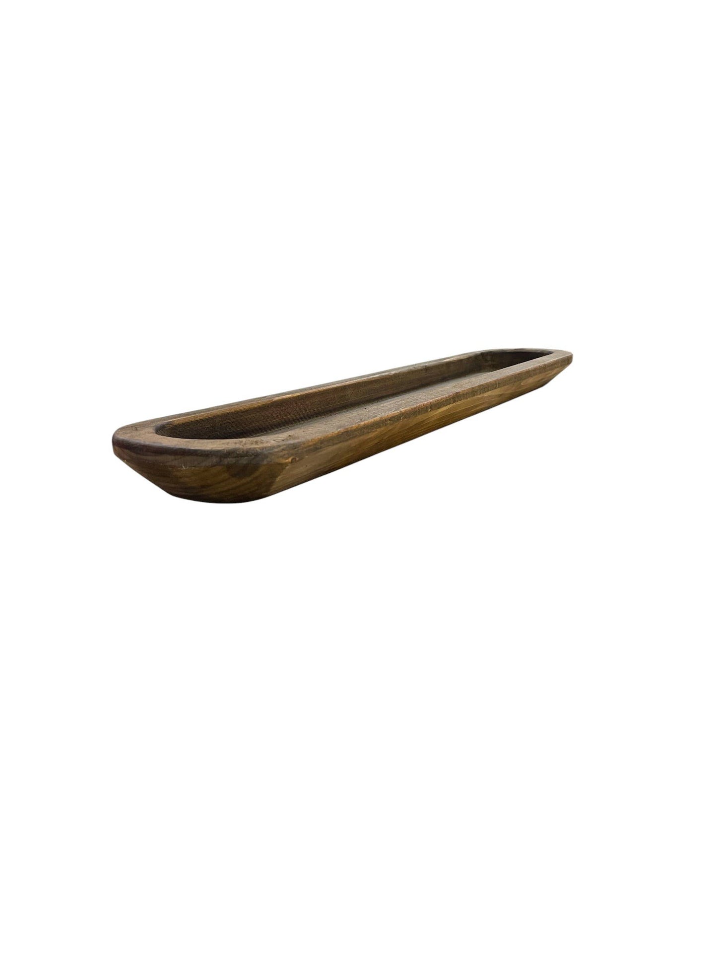 Wooden Dough Bowl  Carved 30 inch.
