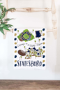 Statesboro, GA Stadium Tea Towel