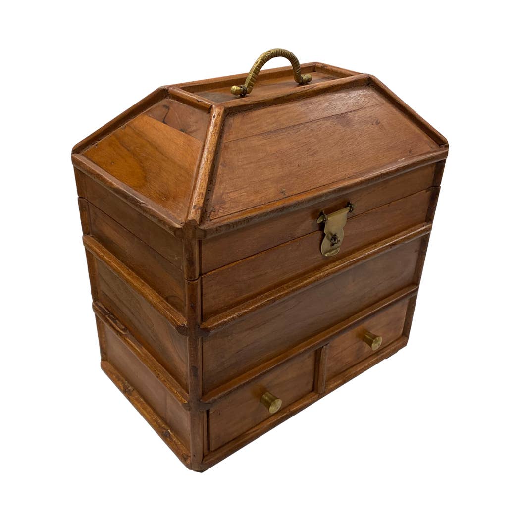 British Campaign Chest- Antique Vintage Style