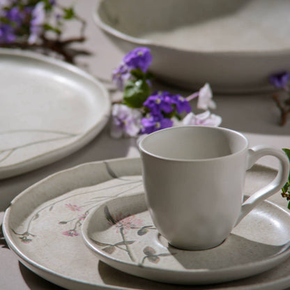 Organic Expresso coffee cup and Saucer