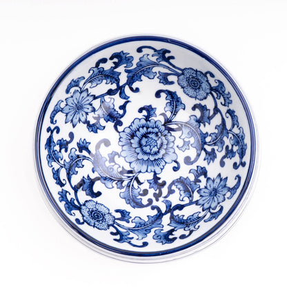 Chinoiserie Pet Bowl - Large, 8-Inch