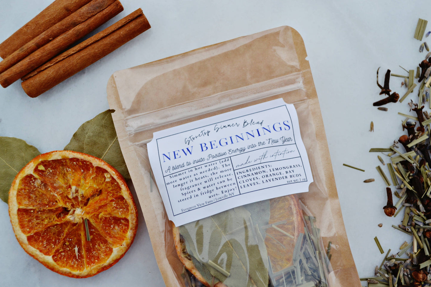 Simmer Pot Kit Stovetop Blend New Beginning January New Year