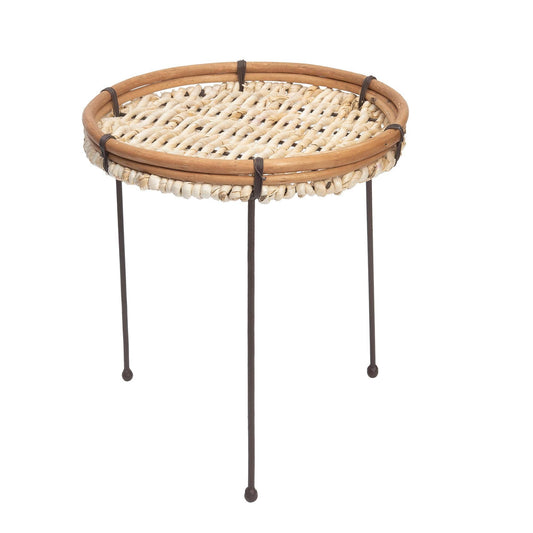 Transpac Rope Pin Leg Plant Stand Spring Home Décor