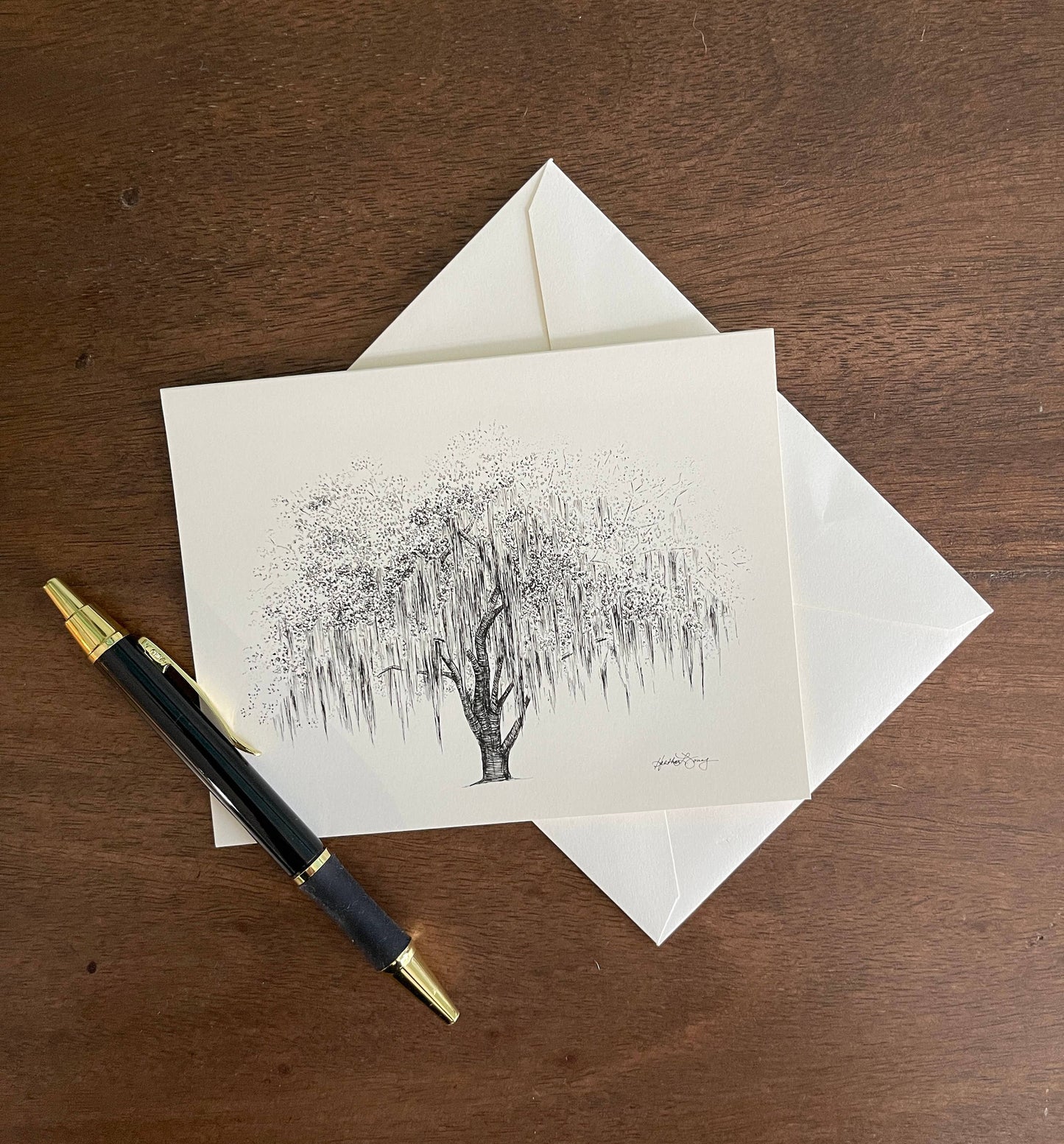 Oak Notes Boxed Stationery Set of 8