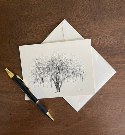 Oak Notes Boxed Stationery Set of 8