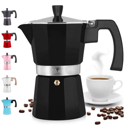 Stovetop Espresso Moka Pot - Italian Coffee Maker