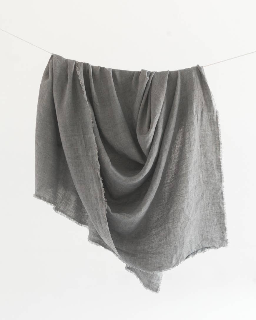 Stone Washed Linen Tablecloth // 84" x 60"