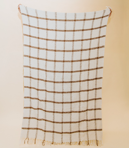 Catalina Plaid - RECYCLED THROW BLANKET