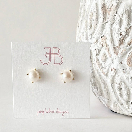 Classic Pearl Studs