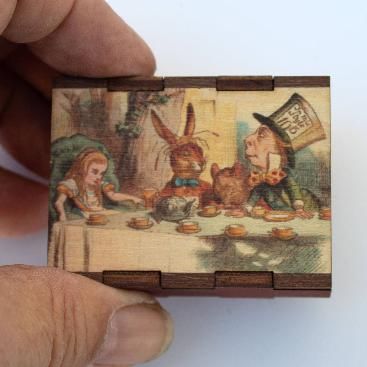 Matches - Alice in Wonderland Tea Party - Wooden Matchboxes