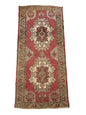 Handmade Vintage Turkish Rug Doormat | 2 x 4.4 "