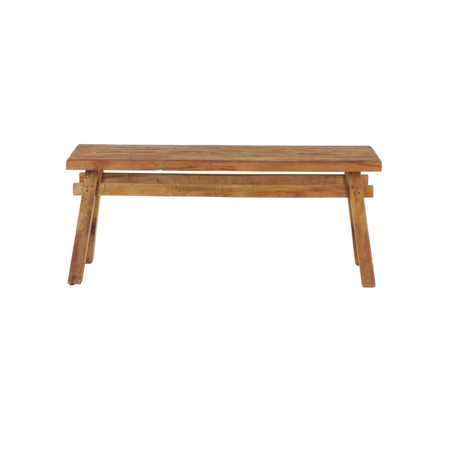 Rustic Brown Reclaimed Wood Bench