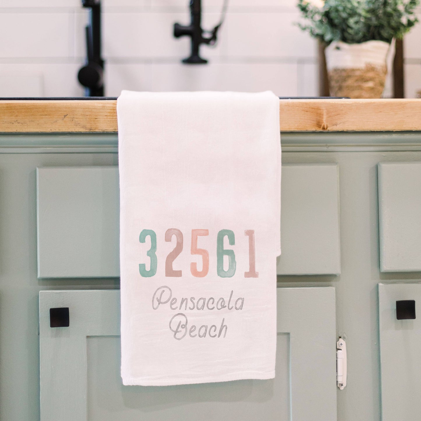 Statesboro Tea Towel, Watercolor 30458