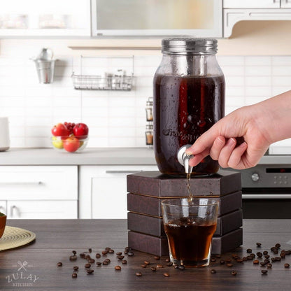 Cold Brew Coffee Maker - 1.5 Liter, Shatter-resistant Glass