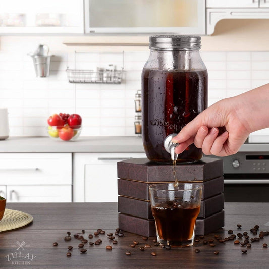 Cold Brew Coffee Maker - 1.5 Liter, Shatter-resistant Glass