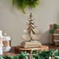 Winter Pine Wooden Tree