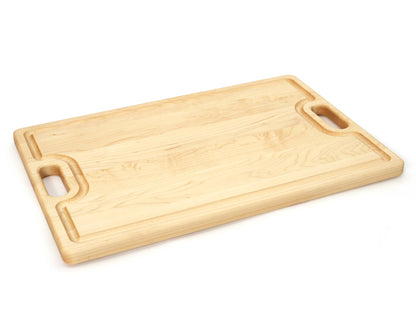 Cutting Board with Groove and Handles