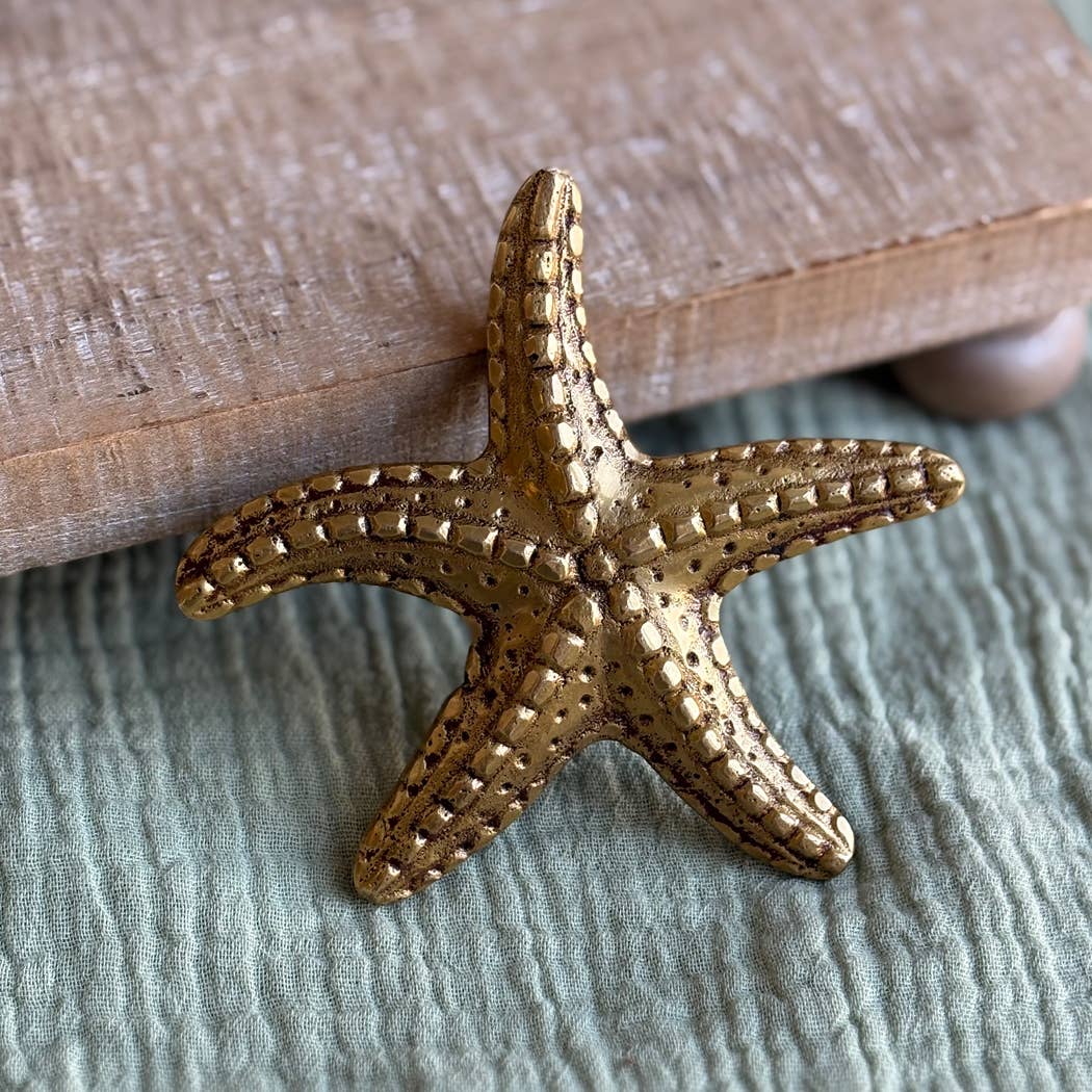 Brass Starfish Paper Weight