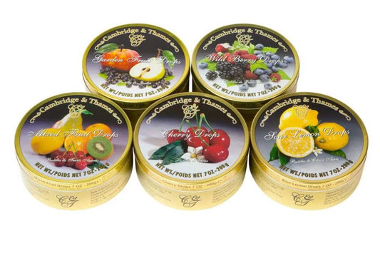 Cambridge & Thames Hard Candy 7oz Tins