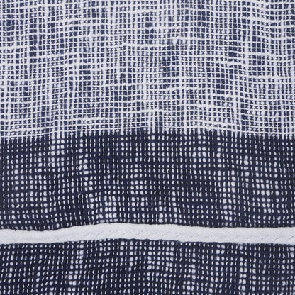 Minimal Modern Plaid Coverlet with Fringe