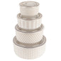 Kook Ceramic Nesting Bowls with Lids