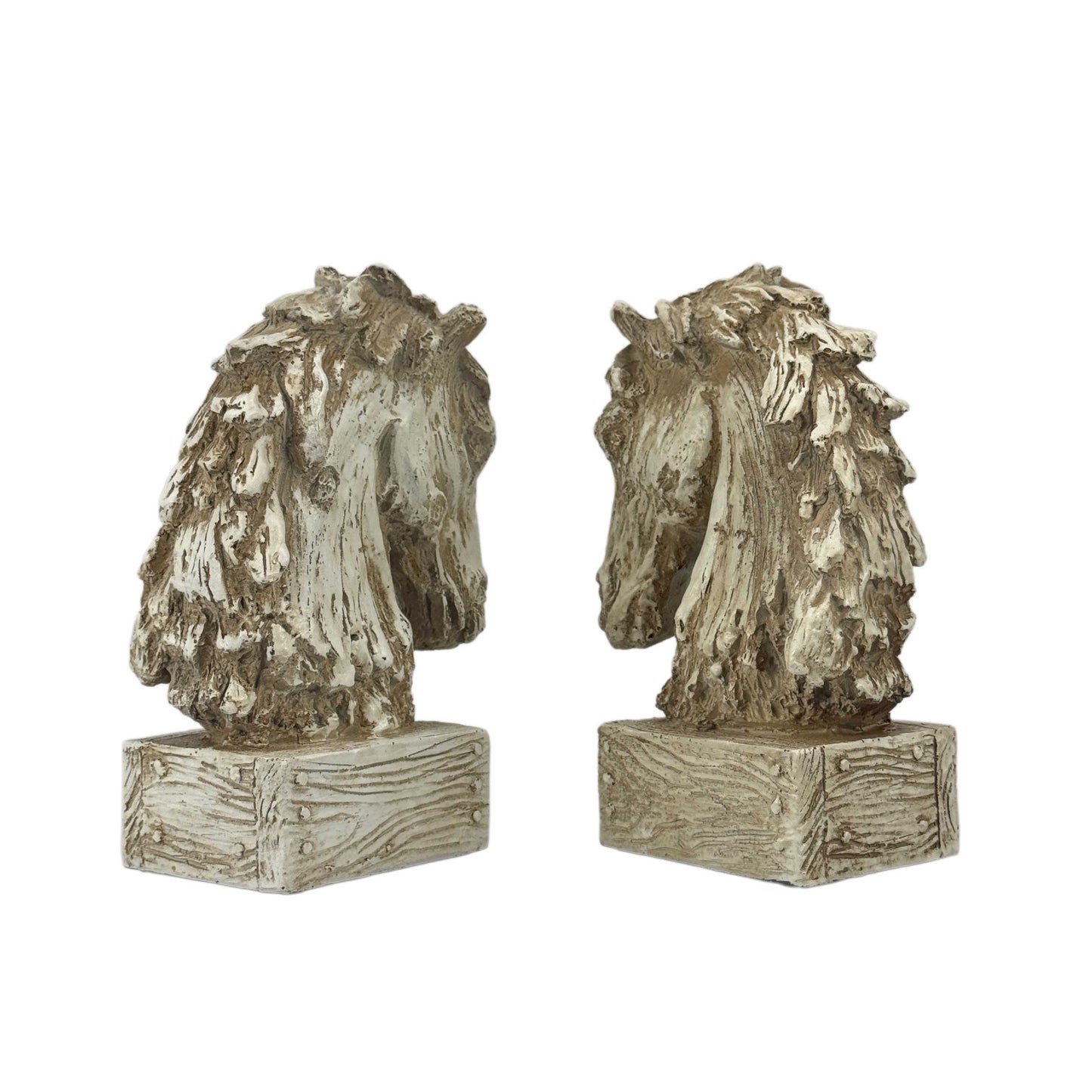 Horsehead Carving Bookends