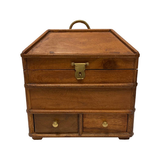 British Campaign Chest- Antique Vintage Style