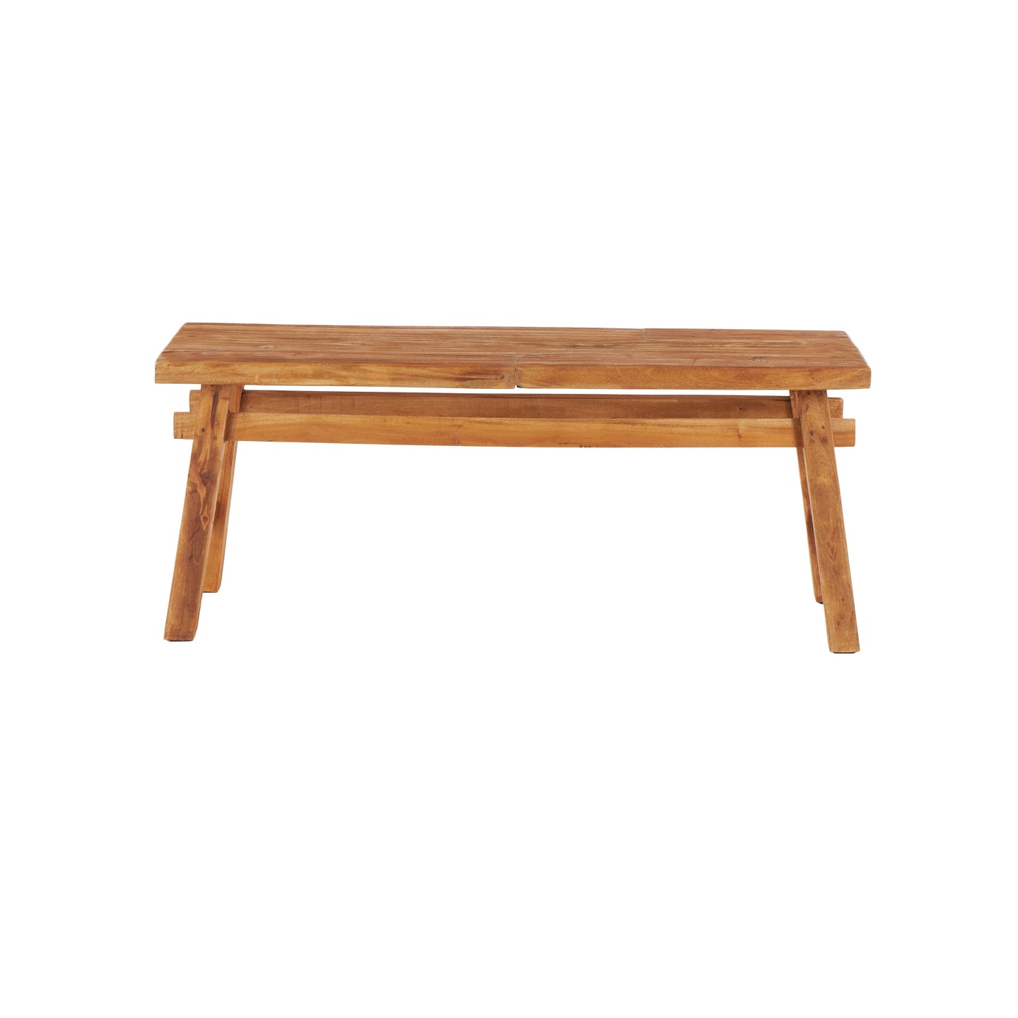 Rustic Brown Reclaimed Wood Bench