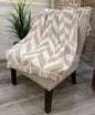 Throw Blanket - Highgrove Lisbon - 100% Cotton - 51"X67" - Fringe - Beige