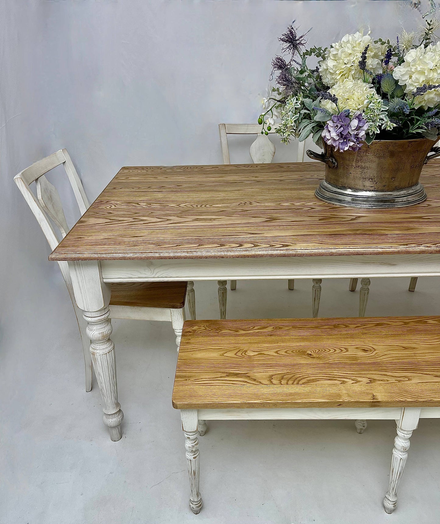 Bench, french, modern farmhouse, solid wood, accent, kitchen