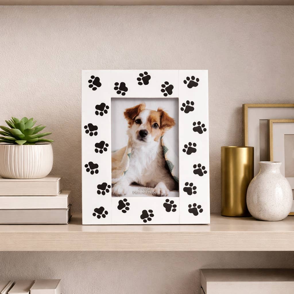 Paw Print Picture Frame