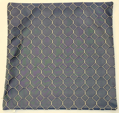 Decorative Pillow - 20" x 20" Juno Cobalt 100% Polyester Highgrove
