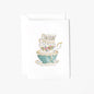 Teacups mini notecard