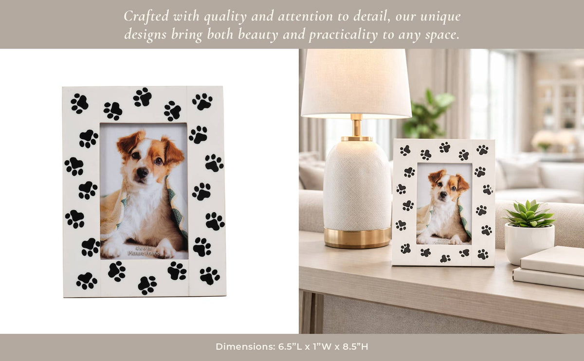 Paw Print Picture Frame